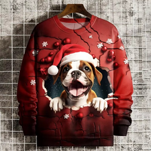 Load image into Gallery viewer, Christmas Tree Pendant 3D Print Holiday Sweatshirt