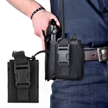 Load image into Gallery viewer, Tactical 600D MOLLE Radio Pouch Walkie Talkie Holder Waist Carry Case