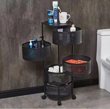 Load image into Gallery viewer, 360° Rotating Multi-Layer Kitchen Round Storage Rack