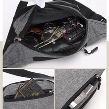 Load image into Gallery viewer, Unisex Waterproof Canvas Waist and Crossbody Bag for Outdoor Sports