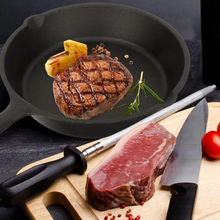 Load image into Gallery viewer, Cast Iron Mini Frying Pan, Enamel Saucepan for Eggs, Steaks, and Sandwiches