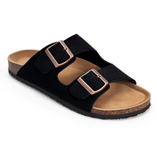 Load image into Gallery viewer, Unisex Cork Footbed Adjustable Buckle Sandals with Arch Support