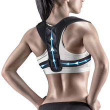 Load image into Gallery viewer, Adjustable Breathable Back Posture Corrector for Improved Shoulder and Spine Alignment