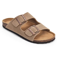 Load image into Gallery viewer, Unisex Cork Footbed Adjustable Buckle Sandals with Arch Support