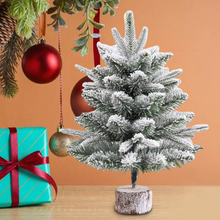 Load image into Gallery viewer, Premium Realistic Mini Pine Christmas Tree with Wooden Base