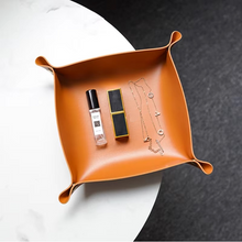 Load image into Gallery viewer, Nordic Style Leather Storage Tray and Desktop Organizer