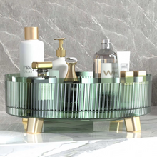 Load image into Gallery viewer, Clear Rotating Makeup Organizer for Easy Access & Display