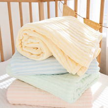 Load image into Gallery viewer, Premium 6-Layer Muslin Cotton & Bamboo Blend Baby Swaddle Blanket
