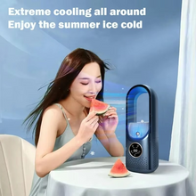Load image into Gallery viewer, Portable USB Electric Bladeless Cooling Fan, Mini Desktop Air Conditioner