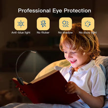Load image into Gallery viewer, LED Reading Lamp Rechargeable USB, 3 Color Temperatures & 9 Brightness Levels Flexible Eye-Friendly Light