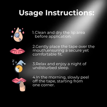 Load image into Gallery viewer, Mouth Tape Sleep Strips for Snoring Prevention and Gentle Night Breathing