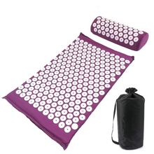 Load image into Gallery viewer, Acupressure Massage Mat and Pillow Set for Back and Body Relief