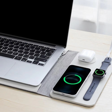 Load image into Gallery viewer, Magnetic 3-in-1 Wireless Charging Laptop Sleeve with Mouse Pad & Desk Mat