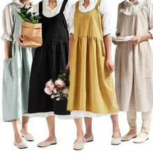 Load image into Gallery viewer, Cross Back Cooking Apron with Pockets