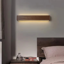 Load image into Gallery viewer, Modern LED Wooden Wall Sconce Light for Living Room and Bedroom