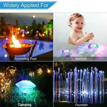 Load image into Gallery viewer, Floating RGB LED Pool Light for Hot Tubs and Spas
