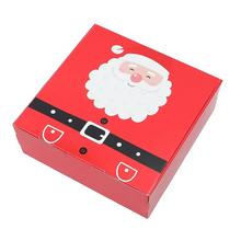 Load image into Gallery viewer, Christmas Gift Boxes Set of 4, Snowman and Santa Claus Cookie and Candy Boxes for Holiday Parties and Home Décor