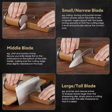 Load image into Gallery viewer, Premium Magnetic Rolling Knife Sharpener with Angle Control