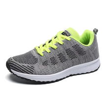 Load image into Gallery viewer, Women's Lace-Up Mesh Sneakers for Everyday Comfort and Breathable Walking