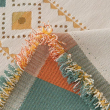 Load image into Gallery viewer, Boho Couch Cover, Non-Slip Chenille Fabric Slipcover with Tassel Design