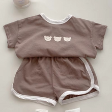 Load image into Gallery viewer, 2PCS Summer Baby Outfit Set, Cotton Short Sleeve Top and Shorts for Infants and Toddlers
