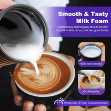 Load image into Gallery viewer, Versatile 4-in-1 Electric Milk Frother for Hot and Cold Beverages