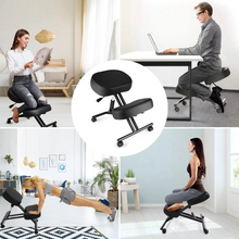 Load image into Gallery viewer, Classic Kneeling Chair – Ergonomic Posture Support with Adjustable Height