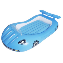 Load image into Gallery viewer, Inflatable Car Design Kids Travel Bed with Soft Flocked Surface