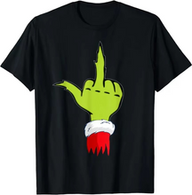Load image into Gallery viewer, Mischievous Holiday Cheer Funny Anti-Christmas Graphic T-Shirt