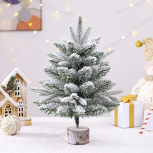 Load image into Gallery viewer, Premium Realistic Mini Pine Christmas Tree with Wooden Base