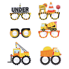 Load image into Gallery viewer, Construction Party Paper Glasses Set of 6