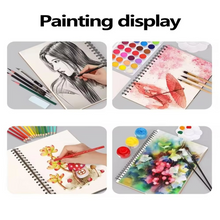 Load image into Gallery viewer, Premium Eco-Friendly Spiral Sketch Pad with Acid-Free Thick Paper – Multiple Sizes