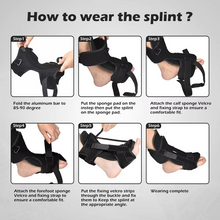 Load image into Gallery viewer, Adjustable Nighttime Foot Stretch Support
