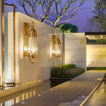 Load image into Gallery viewer, Elegant European Copper Waterproof Outdoor Wall Sconce