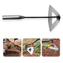 Load image into Gallery viewer, Hardened Hollow Hoe – Forged Garden Tool for Weeding and Soil Cultivation
