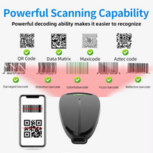 Load image into Gallery viewer, Portable Barcode Scanner With OLED Display And Vibration Feedback
