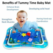 Load image into Gallery viewer, Splash & Learn Inflatable Baby Play Mat for Early Development