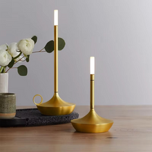 Load image into Gallery viewer, Nordic LED Cordless Rechargeable Candle-Style Table Lamp for Dining, Bedroom, and Living Room