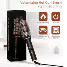 Load image into Gallery viewer, 3-in-1 Ionic Hair Straightener, Curler and Volumizing Brush
