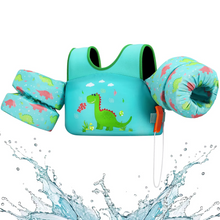 Load image into Gallery viewer, Kids Foam Life Vest with Arm Floats and Safety Whistle for Swimming and Kayaking
