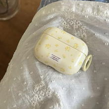 Load image into Gallery viewer, Yellow Flower Gloss Soft Protective Case With Keychain For Apple AirPods