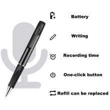 Load image into Gallery viewer, Audiovisual Memo Pen with 16GB Memory Card Voice Recorder for Work and Study