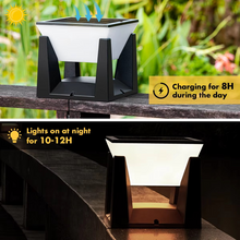 Load image into Gallery viewer, Outdoor Solar Post Light Modern LED Fence and Deck Cap Lamp