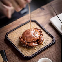 Load image into Gallery viewer, Creative Crab Purple Sand Tea Filter Ornament for Kungfu Tea Table