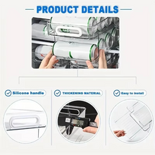 Load image into Gallery viewer, Clear Stackable Refrigerator Soda Can Dispenser Organizer