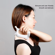 Load image into Gallery viewer, White Ceramic Guasha Scraping Board for Full Body Massage and Lymphatic Drainage
