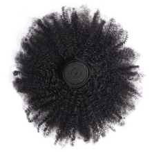 Load image into Gallery viewer, Afro Kinky Curly Brazilian Virgin Human Hair Bundles, Double Weft Extensions