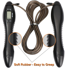 Load image into Gallery viewer, Digital Counting Skipping Rope with 60 Second Timing Bell