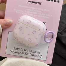 Load image into Gallery viewer, Spring Purple Floral Soft Protective Case for Apple AirPods