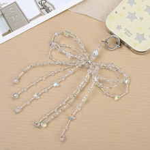 Load image into Gallery viewer, Big Bow Pendant Bag and Phone Charm Keychain